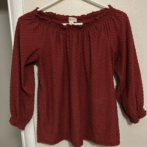 Long sleeve blouse